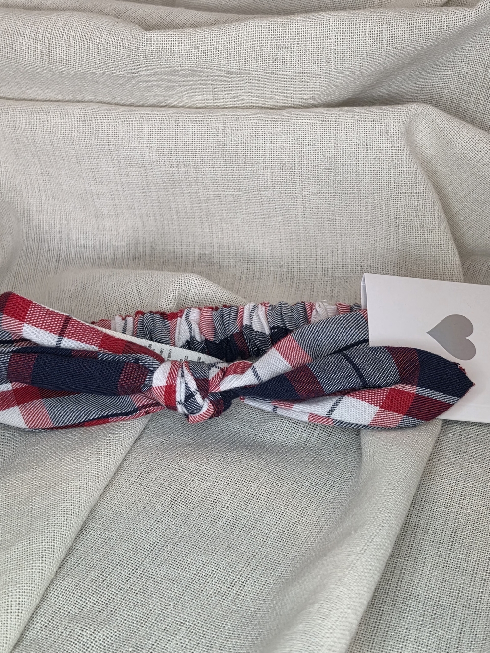 The Children’s Place Girls Plaid Bow Headband NWT